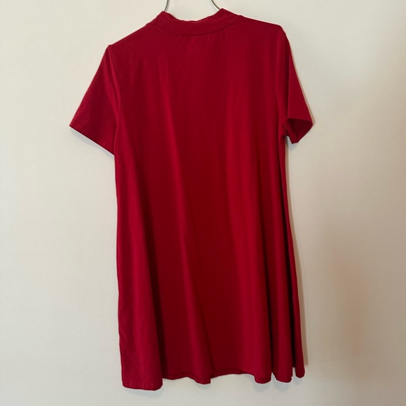 Red Mini Dress - Picture 3 of 3